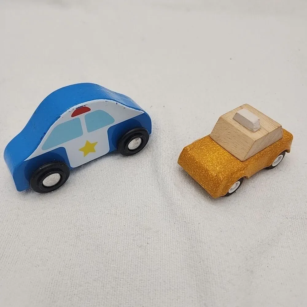 Cars Chunky Wooden Vehicles Horizon Group Mellisa & Doug Plantoys 7 Bundle Wood